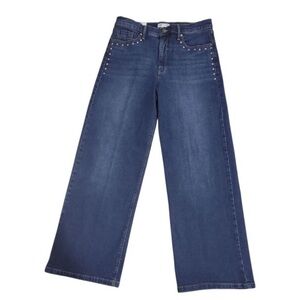 Nine West Blue Wide-Leg Jeans